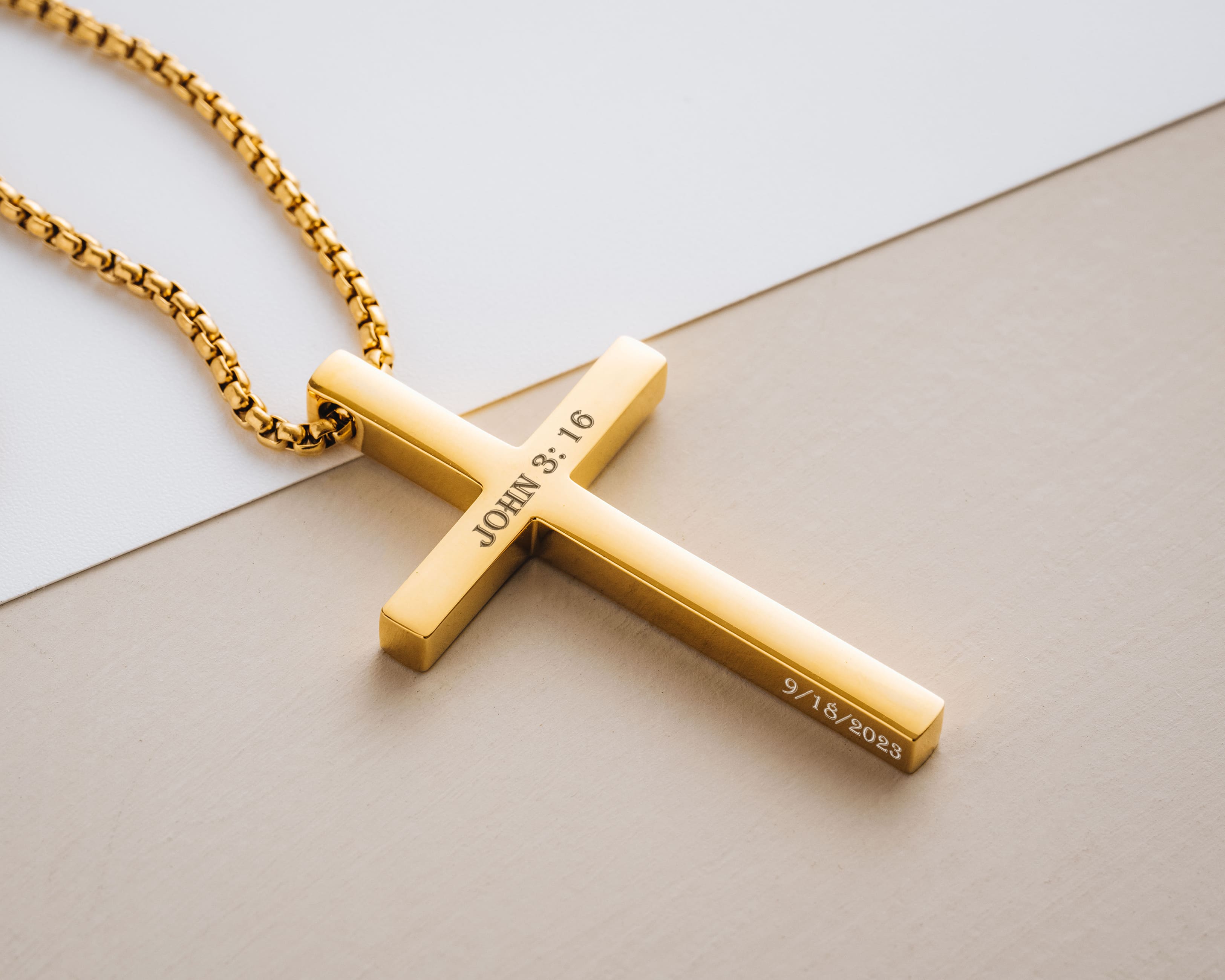 Personalized Cross Necklace