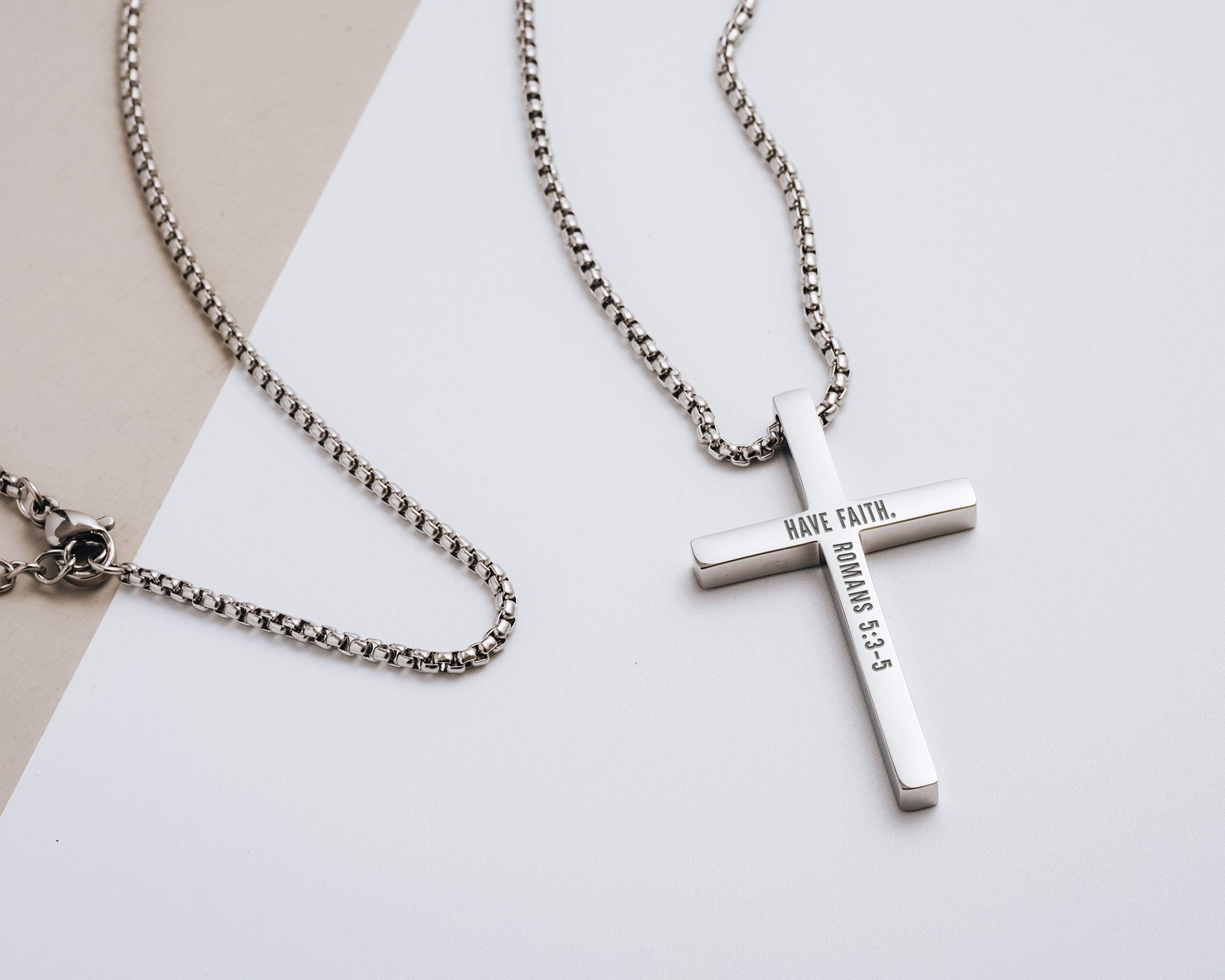 Personalized Cross Necklace