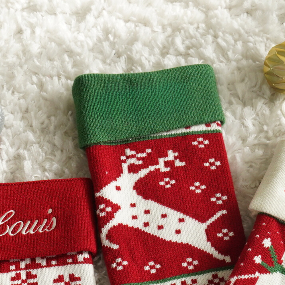 Embroidered Christmas Stocking