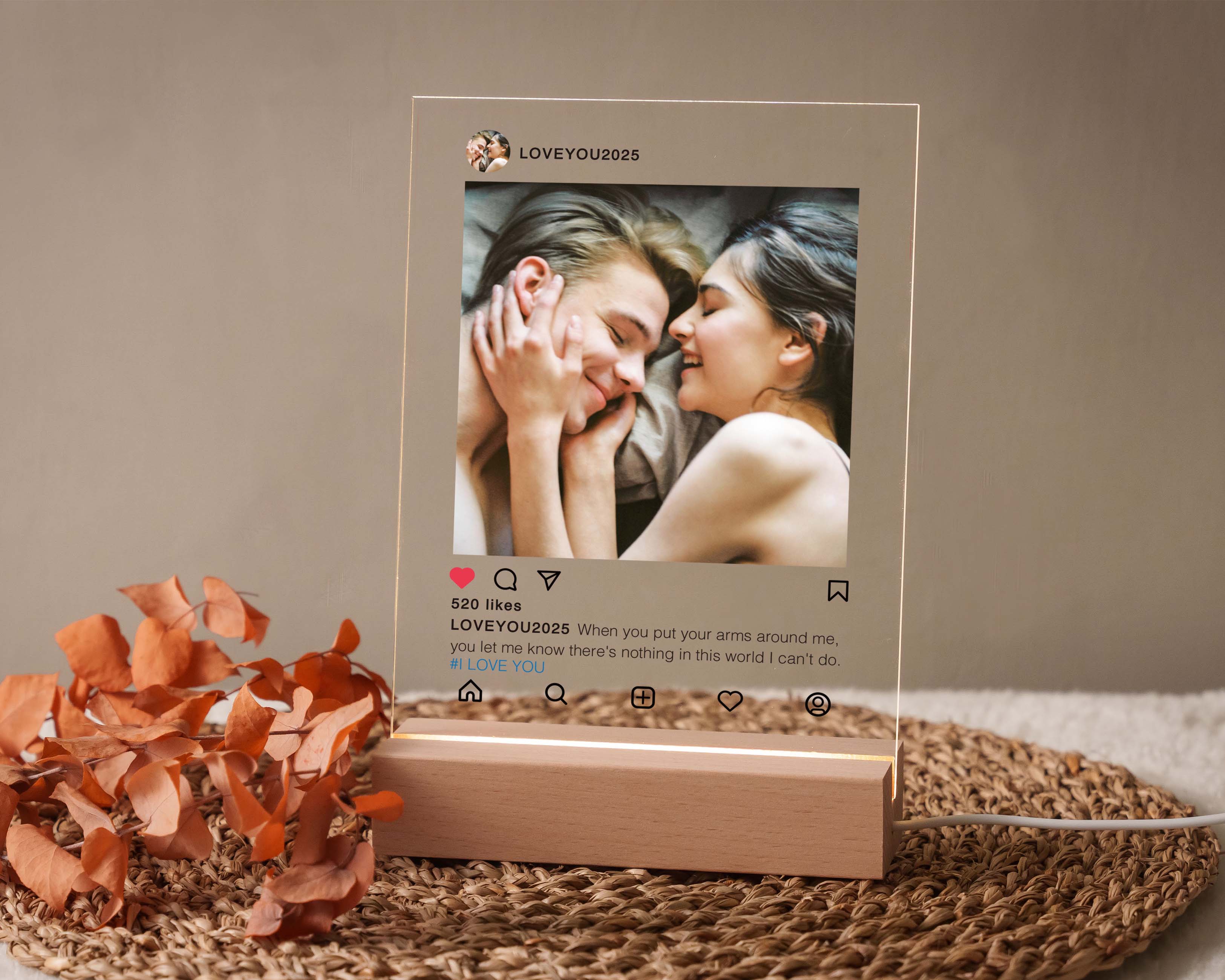 Light Up Instagram Picture Frame