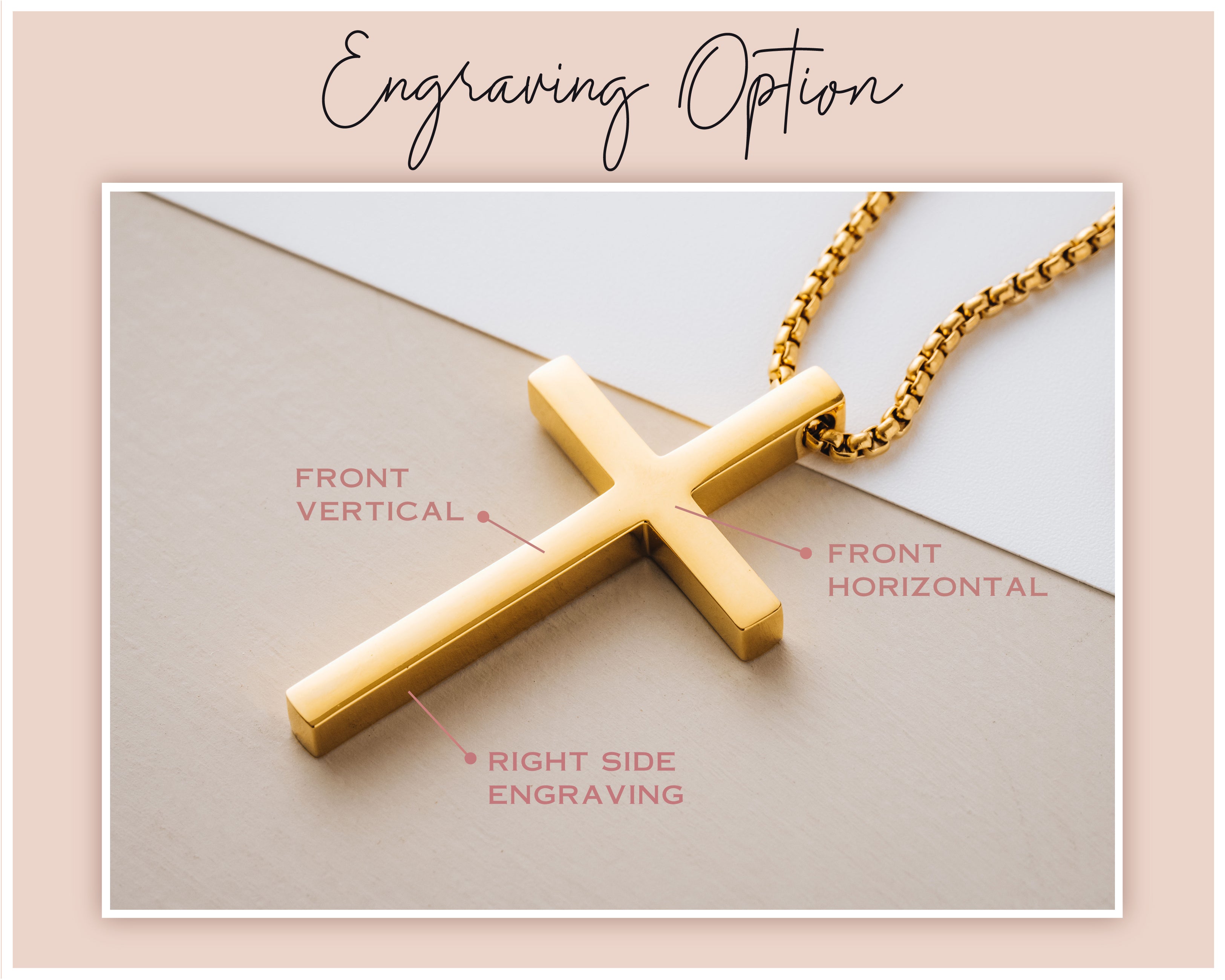 Personalized Cross Necklace