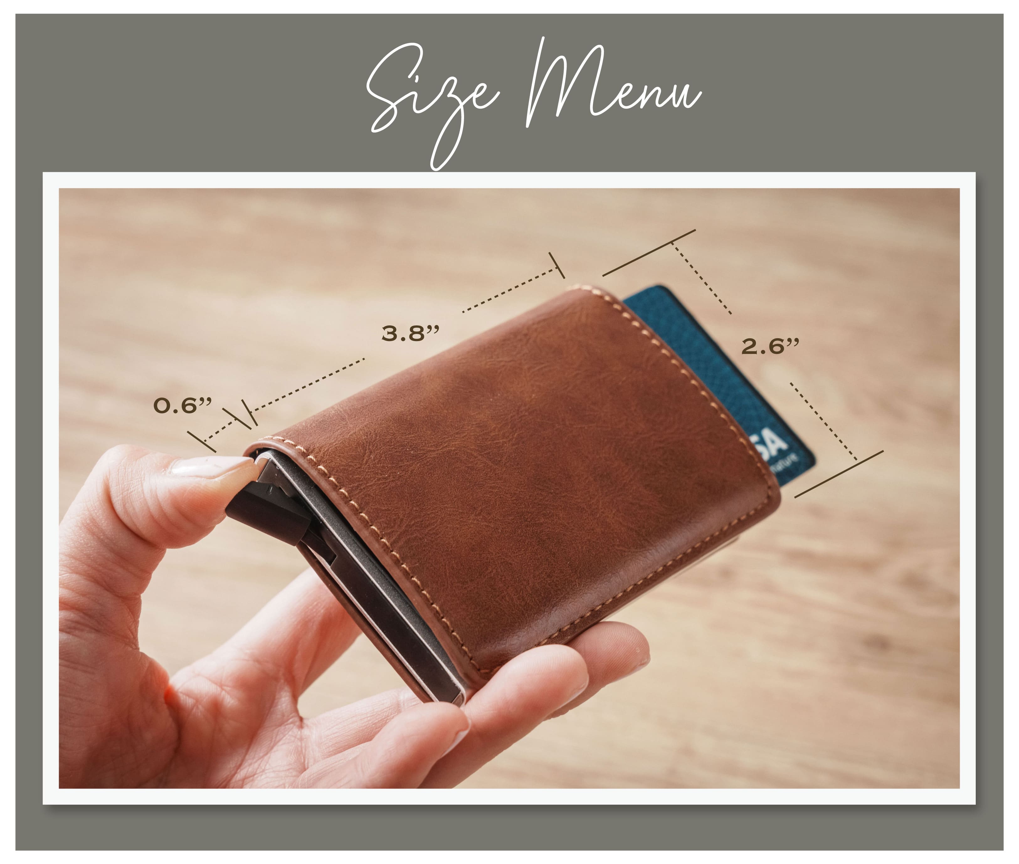 Pop-Up Leather Wallet (Pack of 6)