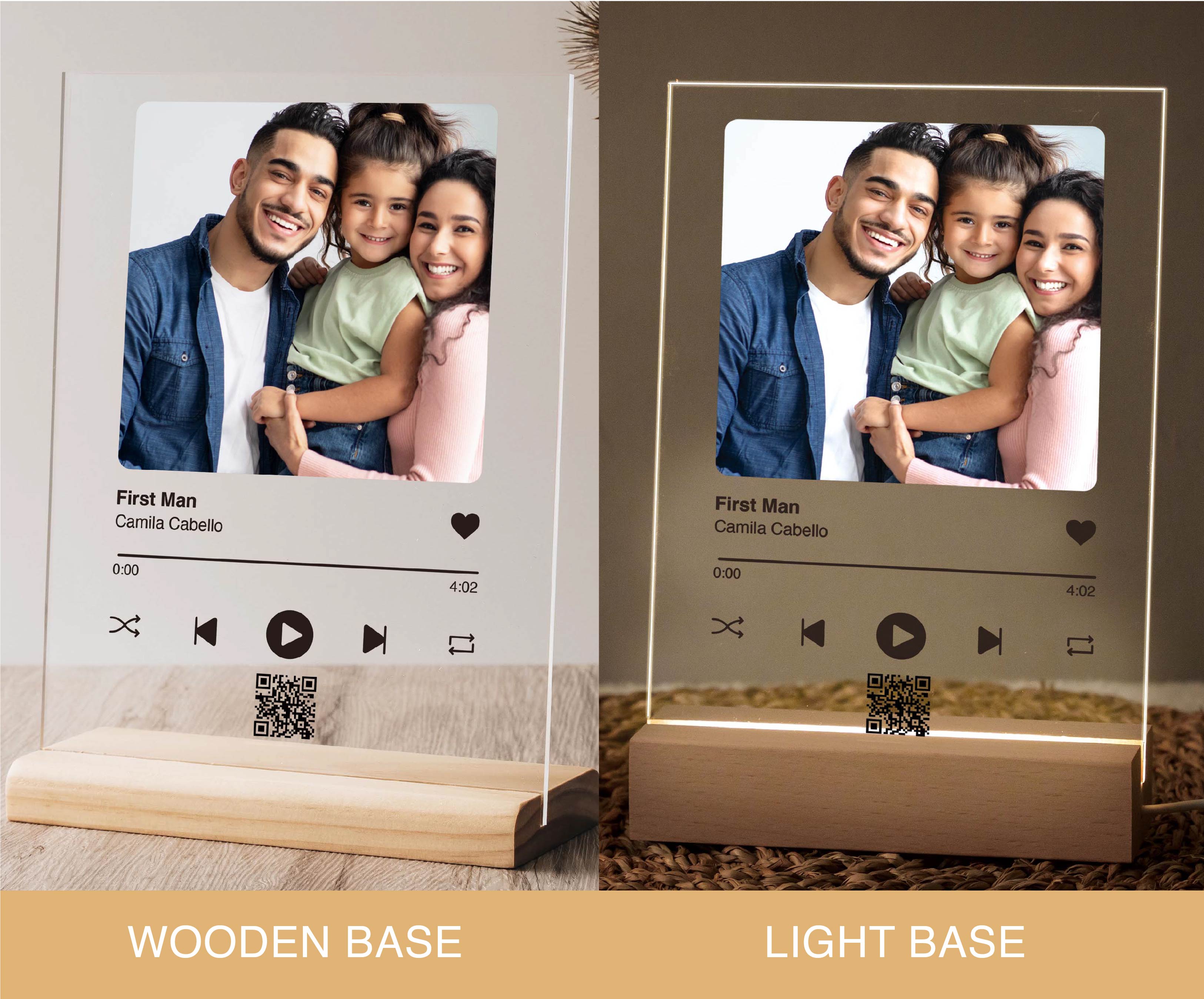 Light Up Picture Song Plaque for Family