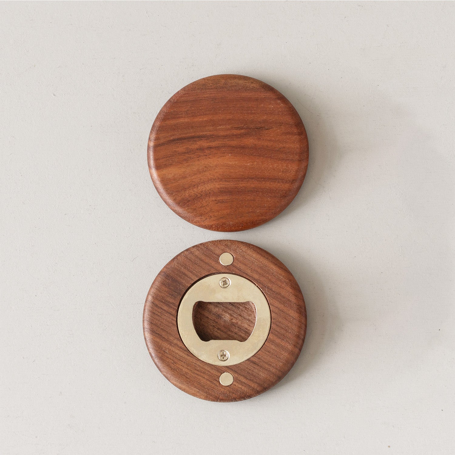 Bottle Opener Wood Magnet