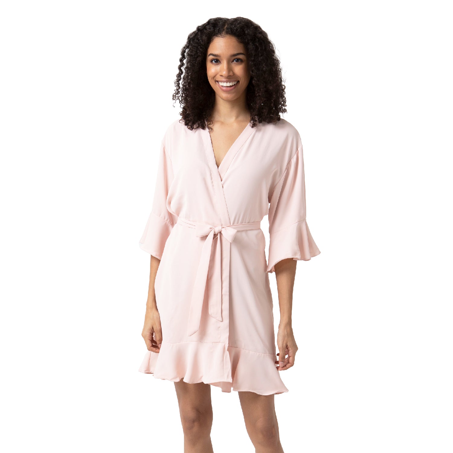 Ruffle Bridal Party Robes  - Fit Most