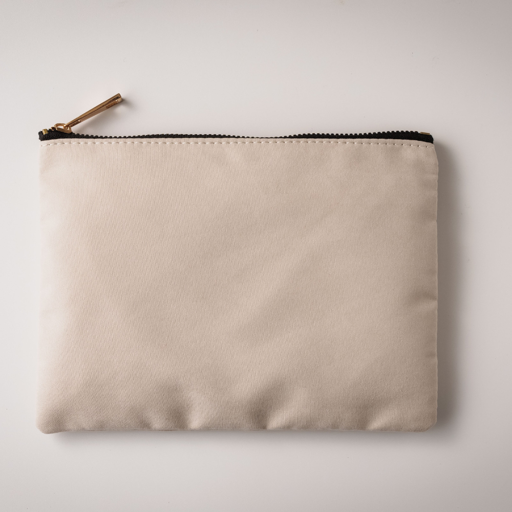 Suede Makeup Bag