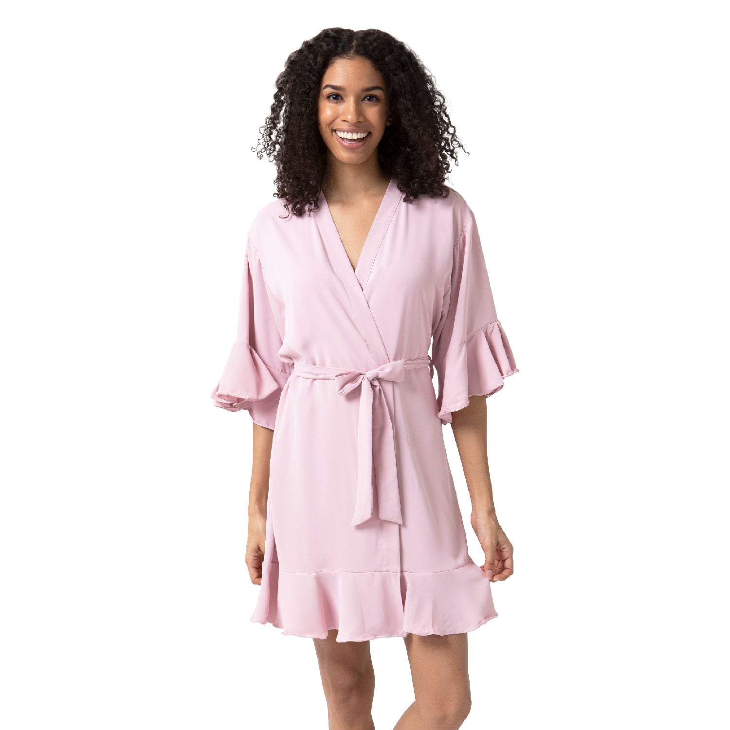 Ruffle Bridal Party Robes  - Fit Most